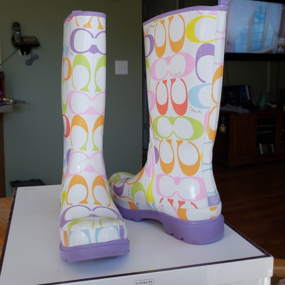 Coach Rainboots - Picture 1 of 6